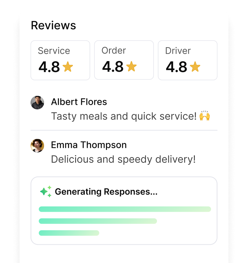 AI Review responder preview